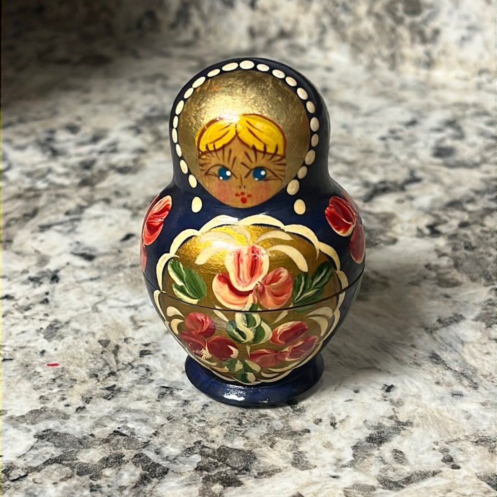 Hand painted Russian nesting doll